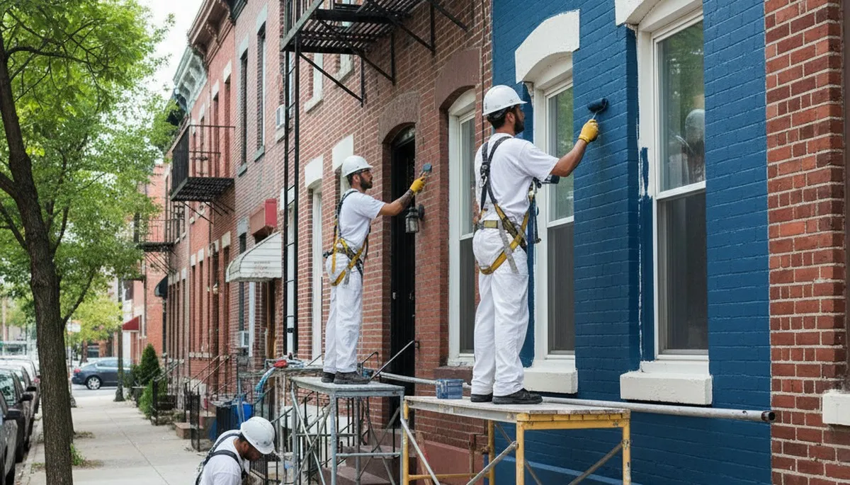 Painting contractor in Staten Island, NY providing professional interior and exterior painting services