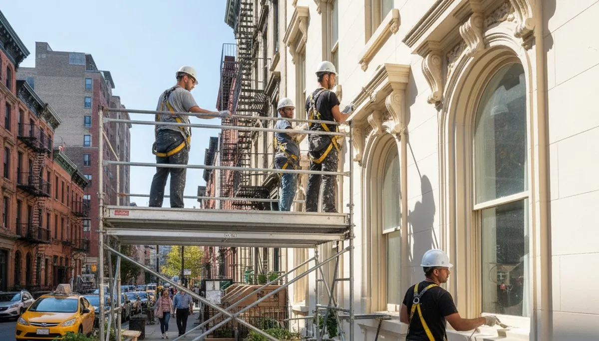 Painting contractor in Staten Island, NY providing professional interior and exterior painting services
