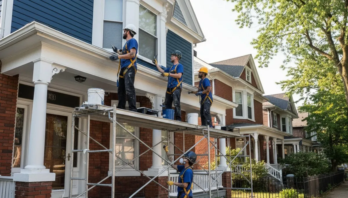 Painting contractor in Staten Island, NY providing professional interior and exterior painting services
